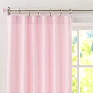 New! Pottery Barn 96” Curtain (Pink)